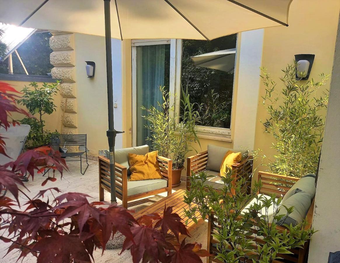 5-Zimmer-Appartement In Historischer Privatvilla, Meran Zentrum, Kostenloser Parkplatz Екстер'єр фото
