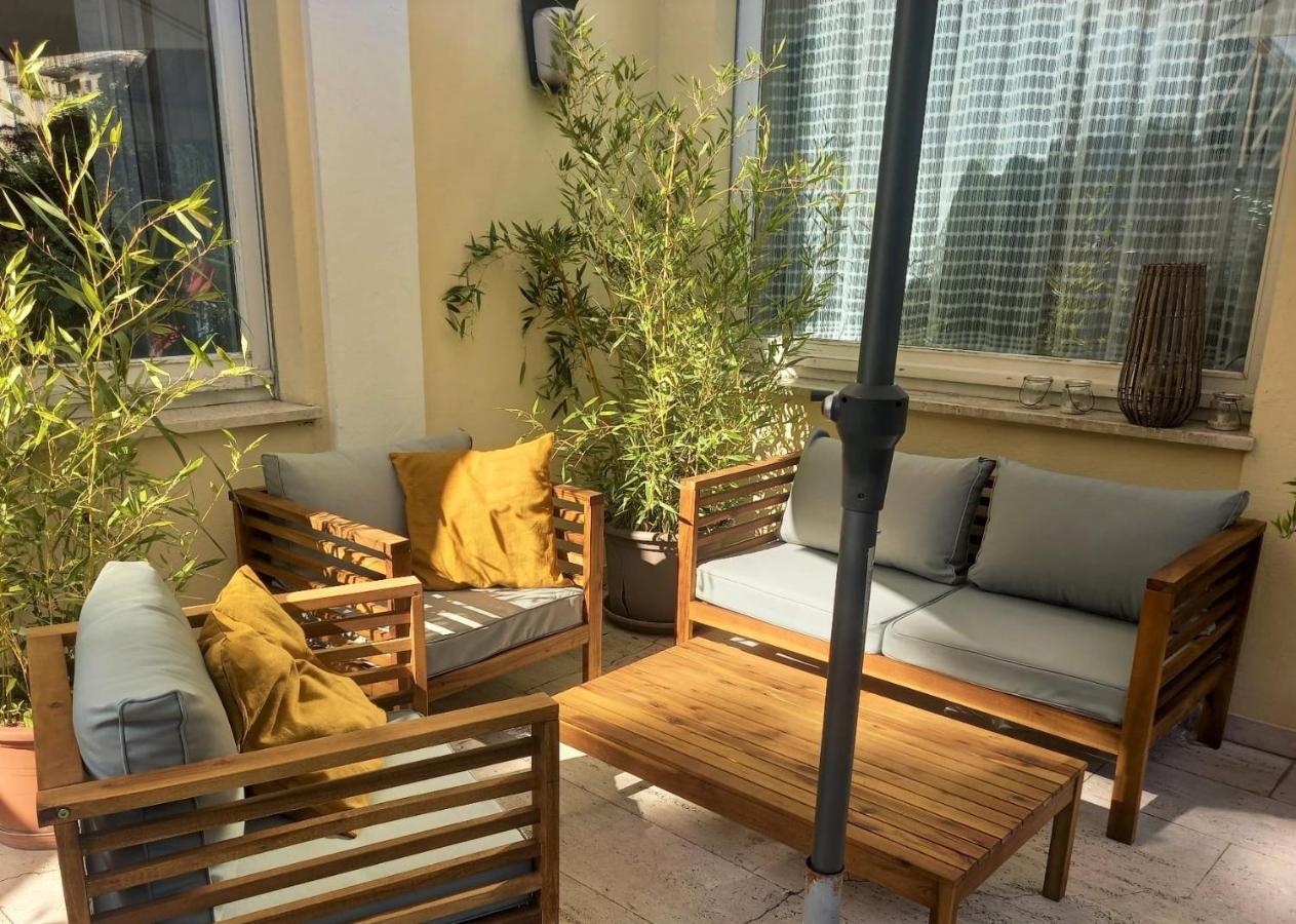 5-Zimmer-Appartement In Historischer Privatvilla, Meran Zentrum, Kostenloser Parkplatz Екстер'єр фото